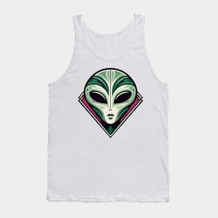 Alien art deco style Tank Top